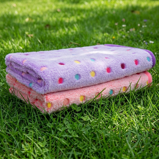 Paw Print Pet Blankets, 2-Pack