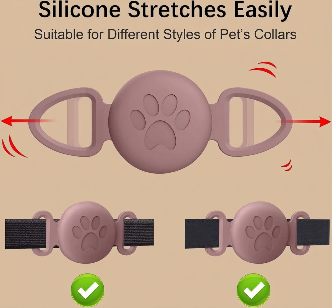 AirTag Pet Collar Holders, 2-Pack