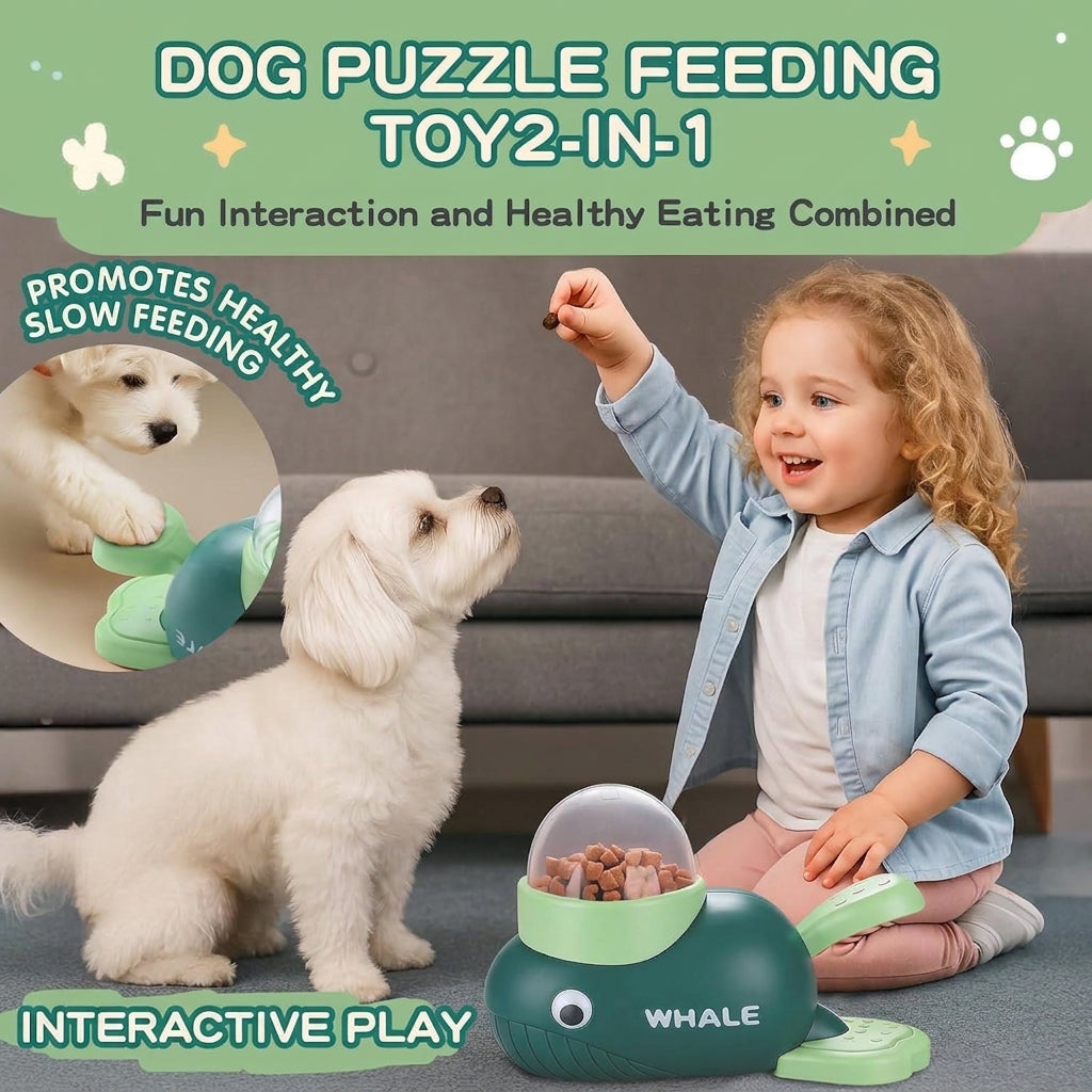 Interactive Puzzle Feeder for Dogs & Cats